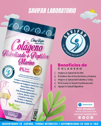 Colageno Marino 1000 gr Savifar